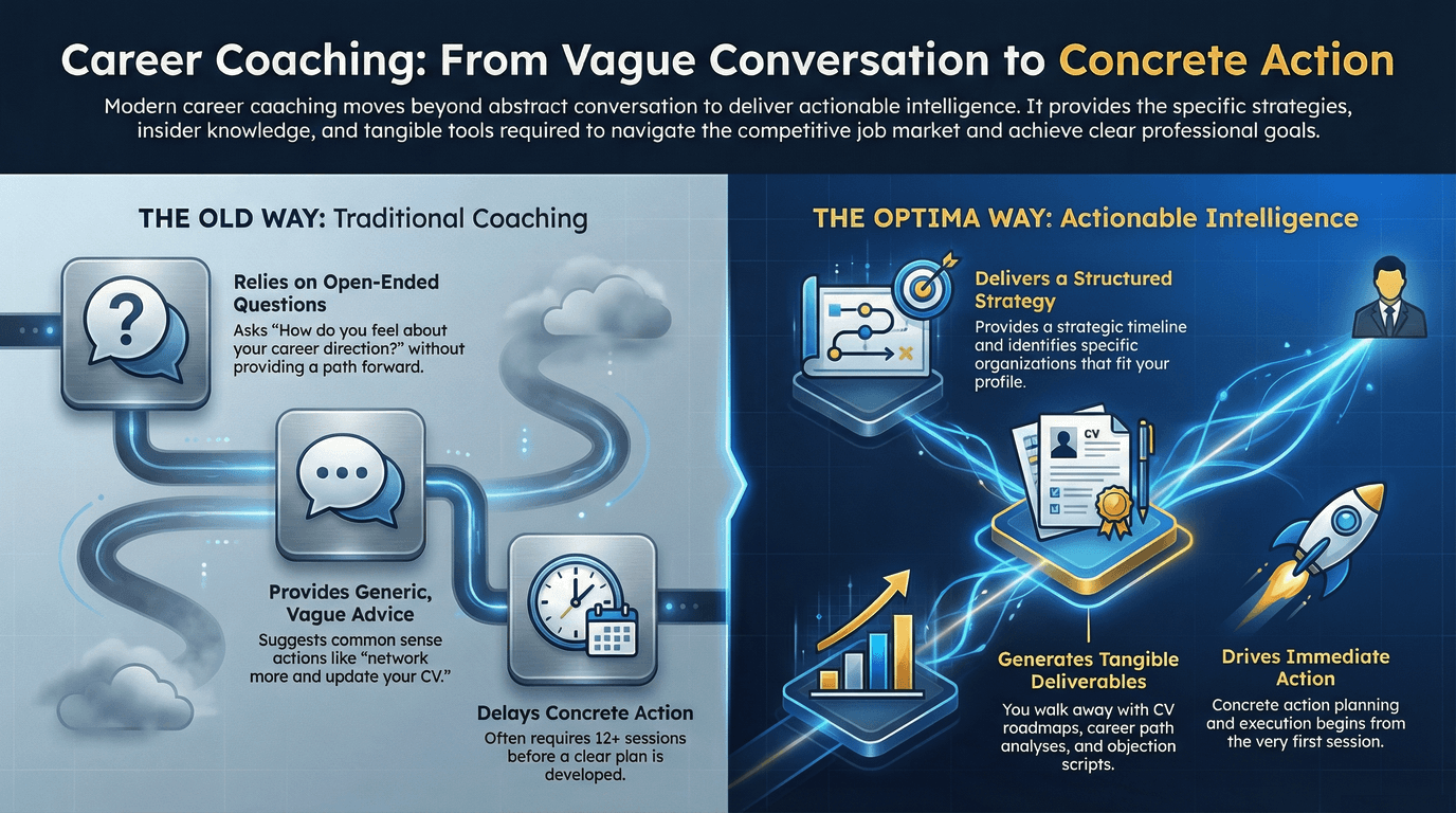 Career Coaching Comparison Infographic