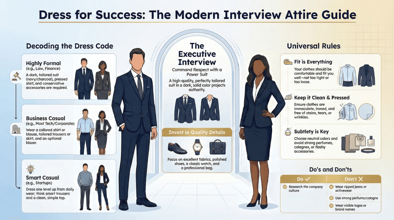 Interview Attire Infographic